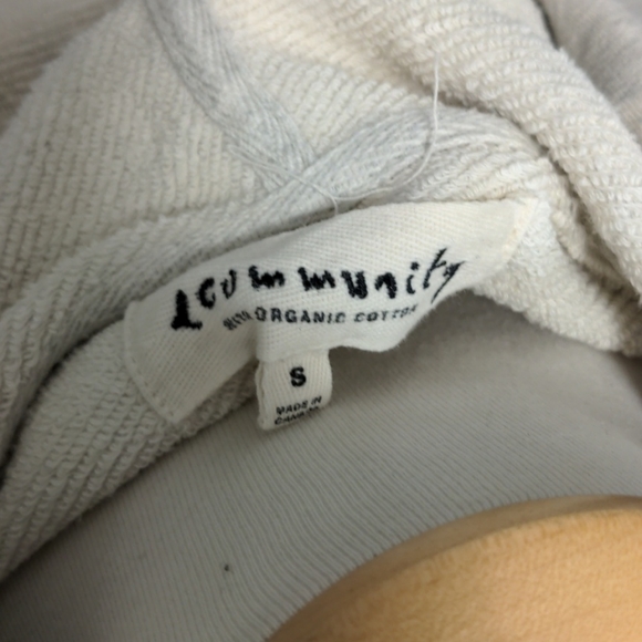 Community open hoodie with tie - Picture 3 of 4